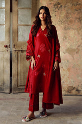 Autumn Winter'24 Vol-02 By Sahar Crimson